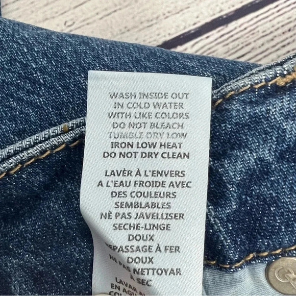 Good American Good Classic Raw Hem High Rise Jeans Style GCH086TFT Size 26 NEW - Picture 8 of 10